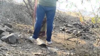 Village Aunty Getting Fucked Outdoor In The Countryside