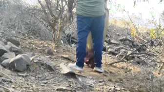 Village Aunty Getting Fucked Outdoor In The Countryside