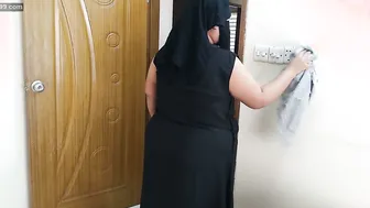 Hijab Aunty Getting Pounded By Neighbor While Hubby At Work