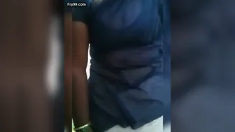 Watching My South Indian Aunty Strip And Show Everything