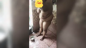 Tamil Aunty Caught Bathing Naked And Fucked In The Bathroom