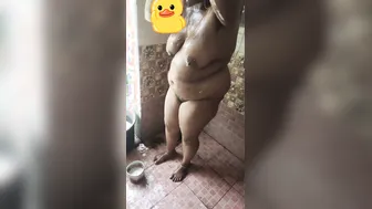 Tamil Aunty Caught Bathing Naked And Fucked In The Bathroom