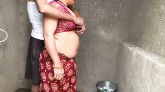 Stepson Ripping Off Her Saree And Pounding Her Desi Pussy