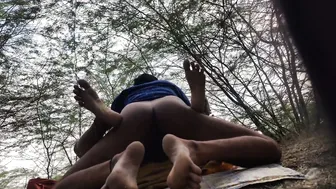 Village Aunty Getting Fucked Outdoors In The Open Field