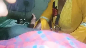Making My Aunty Suck My Dick Deep In The Bedroom Moaning
