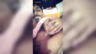 Horny Married Woman Playing With Her Lover At Home Alone