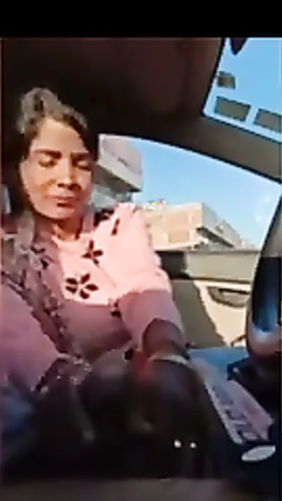 Punjabi Aunty Jerking Him Off In Public Until He Explodes