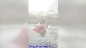 Village Milf Bathing Topless Outdoors Caught On Hidden Cam