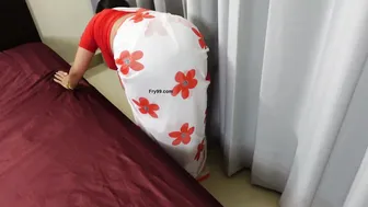 Sucking On My Married Neighbor's Huge Tits Before Pounding