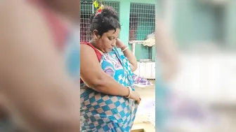 Bengali Village Aunty Bathing And Showing Everything Off