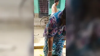 Bengali Village Aunty Bathing And Showing Everything Off