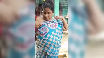 Bengali Village Aunty Bathing And Showing Everything Off