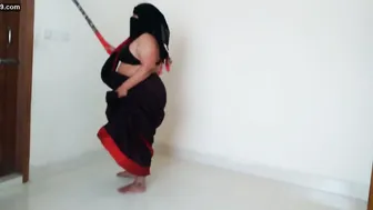 Curvy Milf With Huge Tits Bent Over And Fucked During Cleaning