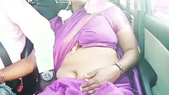 Saree Aunty Talking Dirty In Telugu While Driver Bangs Her