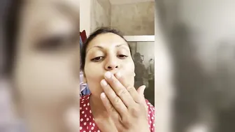 Busty Babe Squirting Milk From Her Huge Tits In Bathroom