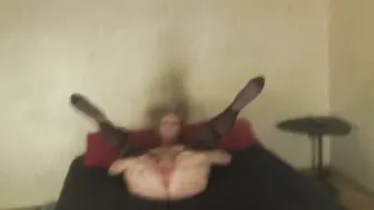 Horny Milf Spreading Her Dripping Wet Pussy For The Camera