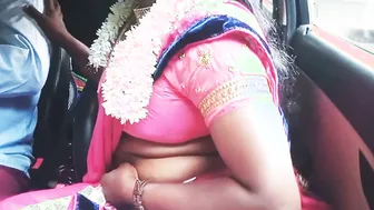 Dirty Talking Telugu Aunty Getting Fucked In Car Wearing