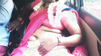 Dirty Talking Telugu Aunty Getting Fucked In Car Wearing