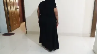 Muslim Neighbor Aunty Bent Over And Fucked While Cleaning