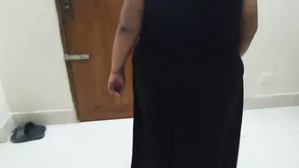 Muslim Neighbor Aunty Bent Over And Fucked While Cleaning