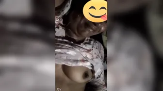 Married Milf Flashing Big Boobs On Video Call Getting Horny