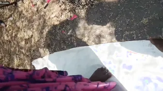 Village Aunty Getting Fucked Outdoors In Telugu Countryside