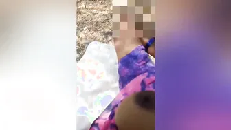 Village Aunty Getting Fucked Outdoors In Telugu Countryside