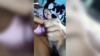 Desi Aunty Screaming Loud While Getting Fucked Hard On Bed