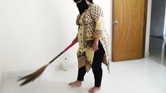 Bbw Wife Getting Railed By Her Man While Cleaning The Room