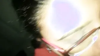 Office Aunty On Her Knees Giving Sloppy Blowjob To Coworker