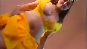 Sexy Aunty Dancing Topless Revealing Her Big Natural Tits