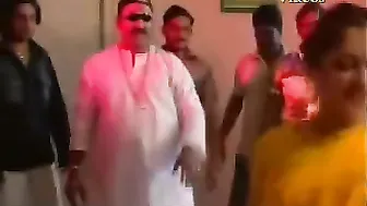Sexy Aunty Dancing Topless Revealing Her Big Natural Tits