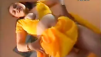 Sexy Aunty Dancing Topless Revealing Her Big Natural Tits