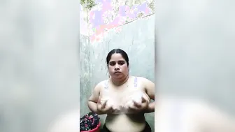 Chubby Desi Aunty Stripping And Bathing Caught On Hidden Cam