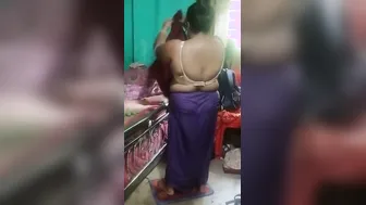 Bengali Village Aunty Getting Naked In Outdoor Bath Caught