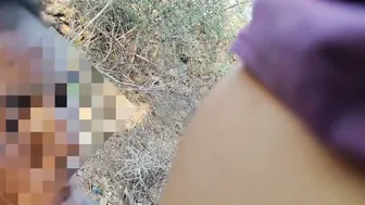 Village Aunty Fucking Outdoors In The Fields Caught On Cam