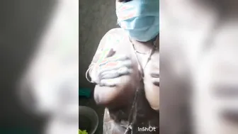 Tamil Wifey Bathing Naked Talking Dirty On Phone Homemade