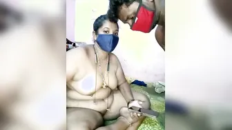 South Indian Wifey Showing Off Her Huge Tits For Her Man