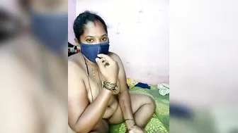 South Indian Wifey Showing Off Her Huge Tits For Her Man