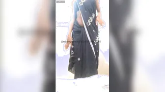 Pretty Desi Aunty Stripping And Masturbating On Video Call