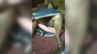 Horny Desi Aunty Spreading Her Wet Pussy For The Camera