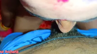 Village Aunty Getting Her Ass And Pussy Filled Both Holes