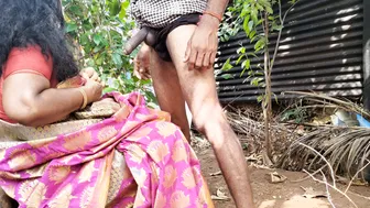 Catching Horny Aunty In Garden And Banging Her Right There