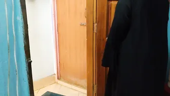 Muslim Neighbor Aunty Getting Drilled During House Cleaning