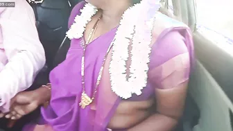 Telugu Aunty Dirty Talking While Car Driver Pounds Her Cunt