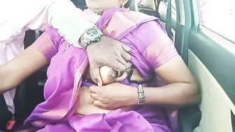 Telugu Aunty Dirty Talking While Car Driver Pounds Her Cunt