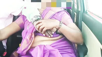 Telugu Aunty Dirty Talking While Car Driver Pounds Her Cunt