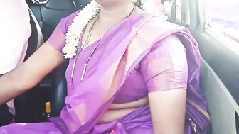 Telugu Aunty Dirty Talking While Car Driver Pounds Her Cunt