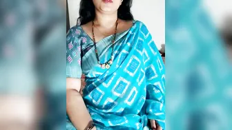 Telugu Teacher Aunty Flashing Her Massive Natural Tits Solo