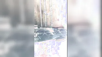 Desi Auntie Bathing Naked Outdoors Caught On Camera Looking Hot